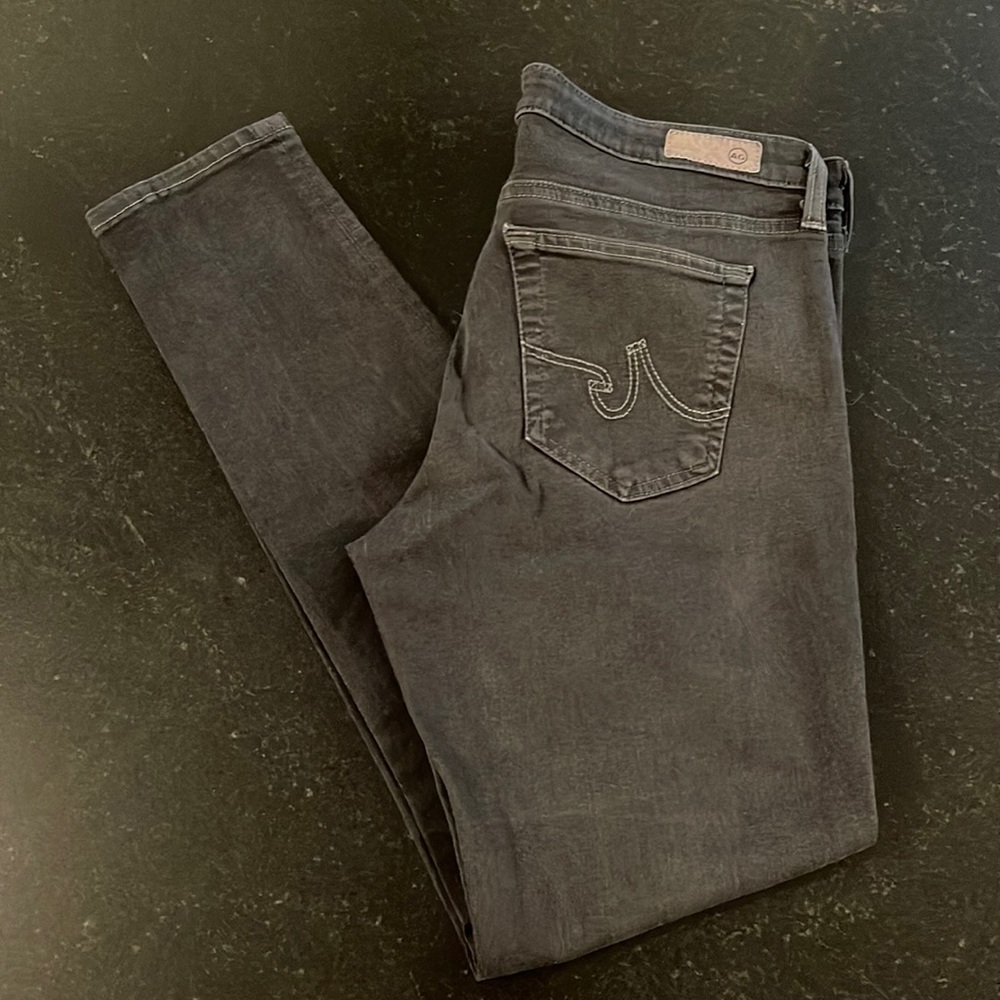 AG The Legging Ankle Super Skinny Ankle Black 31